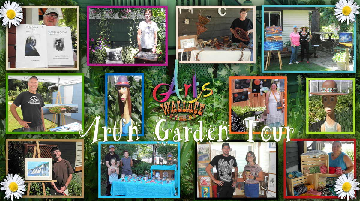 Wallace, Idaho Art'n Garden Tour 2017